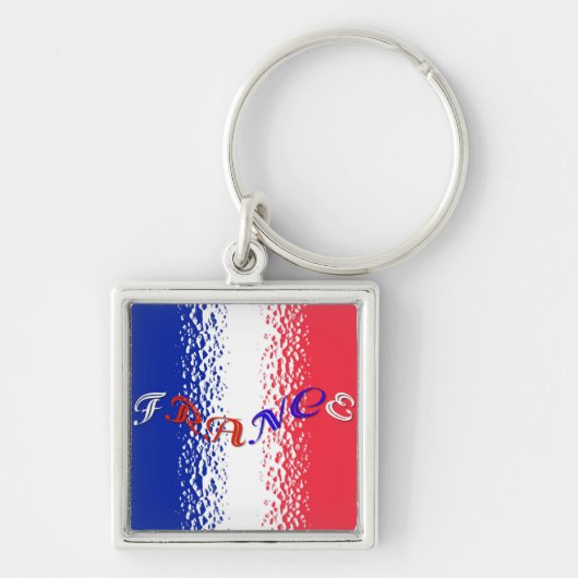 Frankrijk Sleutelhanger (Voorkant)