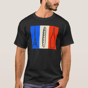 Frankrijk souvenir voor mannen vrouwen t-shirt