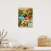 Frankrijk, Spoorweg, Thema's de Cauterets Poster (Keuken)