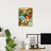 Frankrijk, Spoorweg, Thema's de Cauterets Poster (Thuiskantoor)