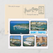  Frankrijk St Tropez Briefkaart (Voorkant / Achterkant)