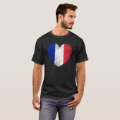 - frankrijk steun franse vlaggepride t-shirt (Voorkant volledig)