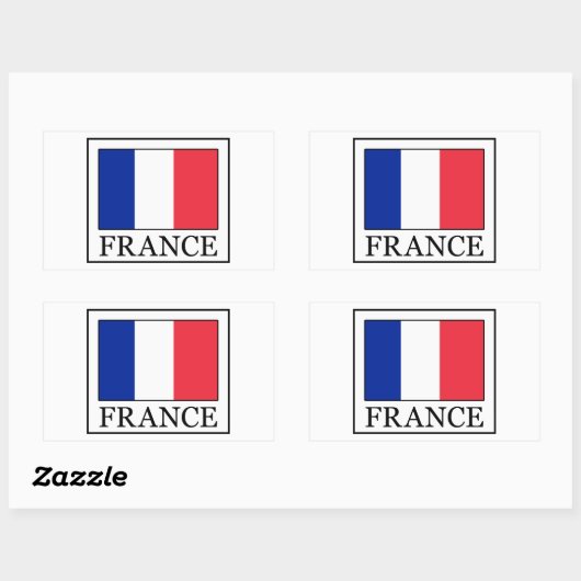 Frankrijk sticker (Vel)