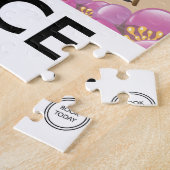Frankrijk strand reisposter legpuzzel (Zijkant)