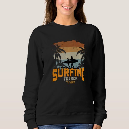 Frankrijk Surfen 2 Trui (Voorkant)