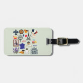 Frankrijk Symbolen Bagagelabel (Voorkant horizontaal)