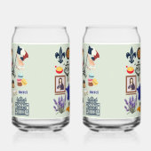 Frankrijk Symbolen Blikvorm Glas (Links)