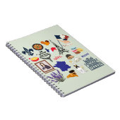 Frankrijk Symbolen Notitieboek (Rechterzijde)