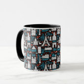 Frankrijk | Symbolen Patroon Mok (Voorkant links)