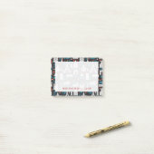 Frankrijk | Symbolen Patroon Post-it® Notes (Op bureau)