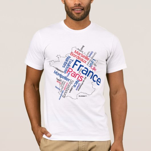 Frankrijk T-shirt (Voorkant)