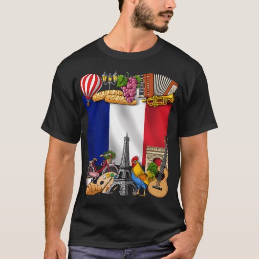 Frankrijk T-shirt (Voorkant)