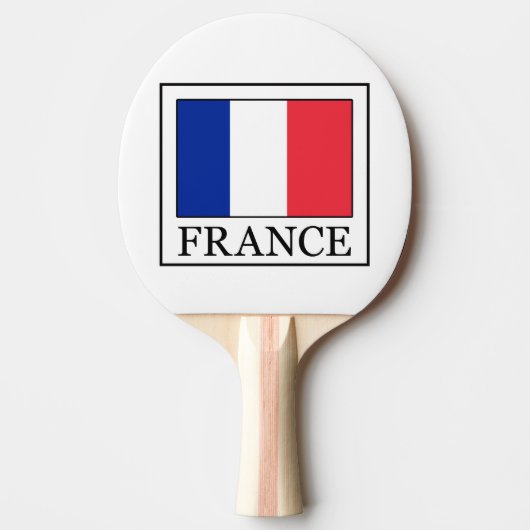 Frankrijk Tafeltennisbatje (Voorkant)