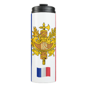 Frankrijk Travel Mug, patriottische Franse vlag Thermosbeker