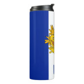 Frankrijk Travel Mug, patriottische Franse vlag Thermosbeker (Gedraaid links)
