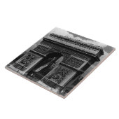  Frankrijk Triumphal boogschieten Etoile Tegeltje (Zijkant)