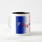 Frankrijk Tweekleurige Koffiemok (Voorkant links)