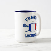 Frankrijk Tweekleurige Koffiemok (Voorkant rechts)