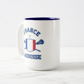 Frankrijk Tweekleurige Koffiemok (Voorkant links)