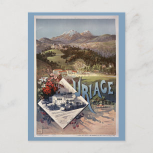 Frankrijk Uriage Les Bains Franse reizen Briefkaart