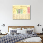 Frankrijk van 752 tot 987 canvas afdruk (Insitu (Slaapkamer))