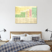 Frankrijk van 987 tot 1589 canvas afdruk (Insitu (Slaapkamer))