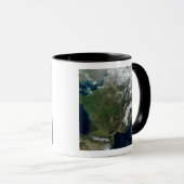 Frankrijk vanuit de ruimte mok (Voorkant rechts)