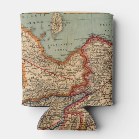 Frankrijk, Verenigd Koninkrijk, Duitsland Blikjeskoeler (Achterkant)