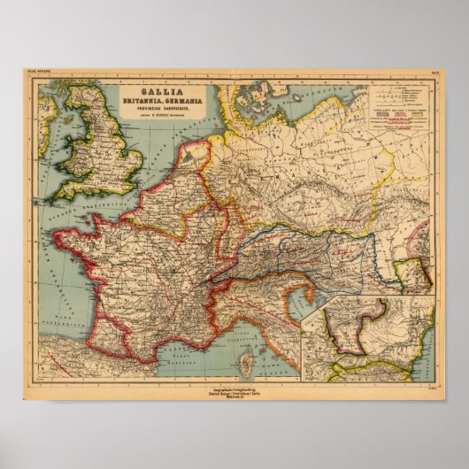 Frankrijk, Verenigd Koninkrijk, Duitsland Poster (Voorkant)