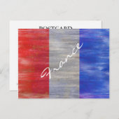 Frankrijk verontrustte Franse vlag Briefkaart (Voorkant / Achterkant)