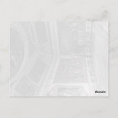 -Frankrijk Versailles palace-eetkamer Briefkaart (Achterkant)
