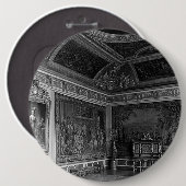 -Frankrijk Versailles palace-eetkamer Ronde Button 6,0 Cm (Voorkant /achterkant)