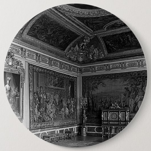 -Frankrijk Versailles palace-eetkamer Ronde Button 6,0 Cm (Voorkant)