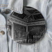 -Frankrijk Versailles palace-eetkamer Ronde Button 6,0 Cm (In situ)