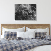 Frankrijk Versailles paleis Latona Fountain Canvas Afdruk (Insitu (Slaapkamer))