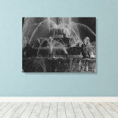 Frankrijk Versailles paleis Latona Fountain Canvas Afdruk (Insitu (Houten vloer))