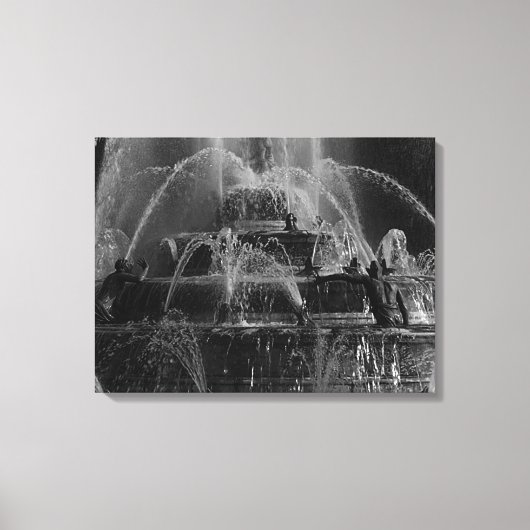 Frankrijk Versailles paleis Latona Fountain Canvas Afdruk (Voorkant)