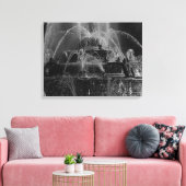 Frankrijk Versailles paleis Latona Fountain Canvas Afdruk (Insitu (Woonkamer))