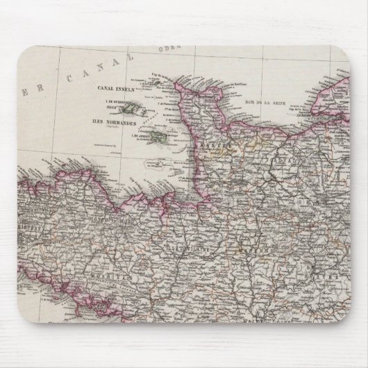 Frankrijk, vier bladeren, bladeren 1 muismat (Voorkant)