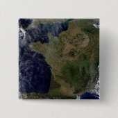 Frankrijk Vierkante Button 5,1 Cm (Voorkant)