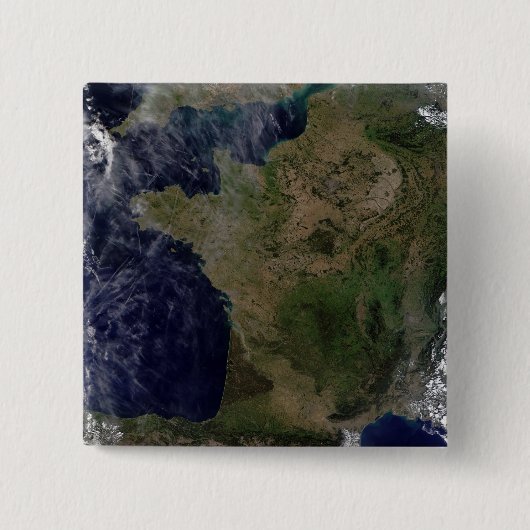 Frankrijk Vierkante Button 5,1 Cm (Voorkant)
