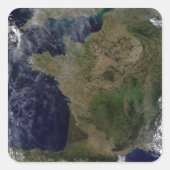 Frankrijk Vierkante Sticker (Voorkant)