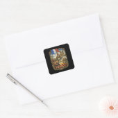 Frankrijk Vierkante Sticker (Envelop)