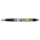 FRANKRIJK Vintage Reizen aangepaste monogram pen (Voorkant)