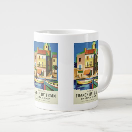 FRANKRIJK Vintage Reizen mokken (Voorkant rechts)