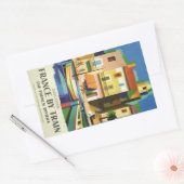 FRANKRIJK Vintage Reizen stickers (Envelop)