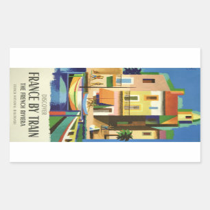 FRANKRIJK Vintage Reizen stickers