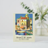 FRANKRIJK Vintage Travel briefkaart (Staand voorkant)