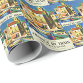 FRANKRIJK Vintage Travel inpakpapier (Rol Hoek)