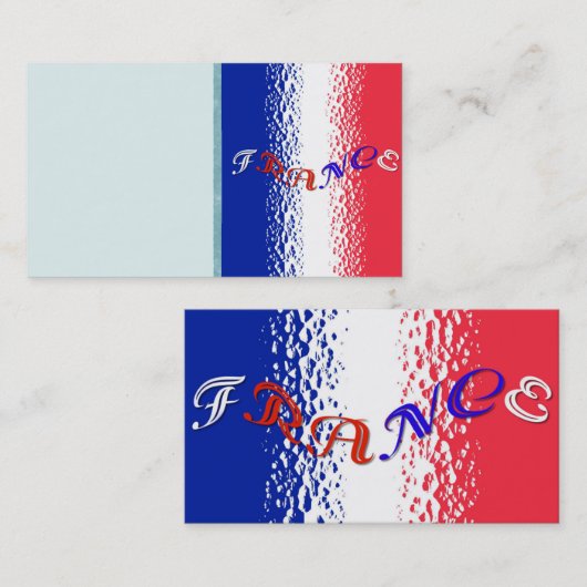 Frankrijk Visitekaartje (Voorkant / Achterkant)